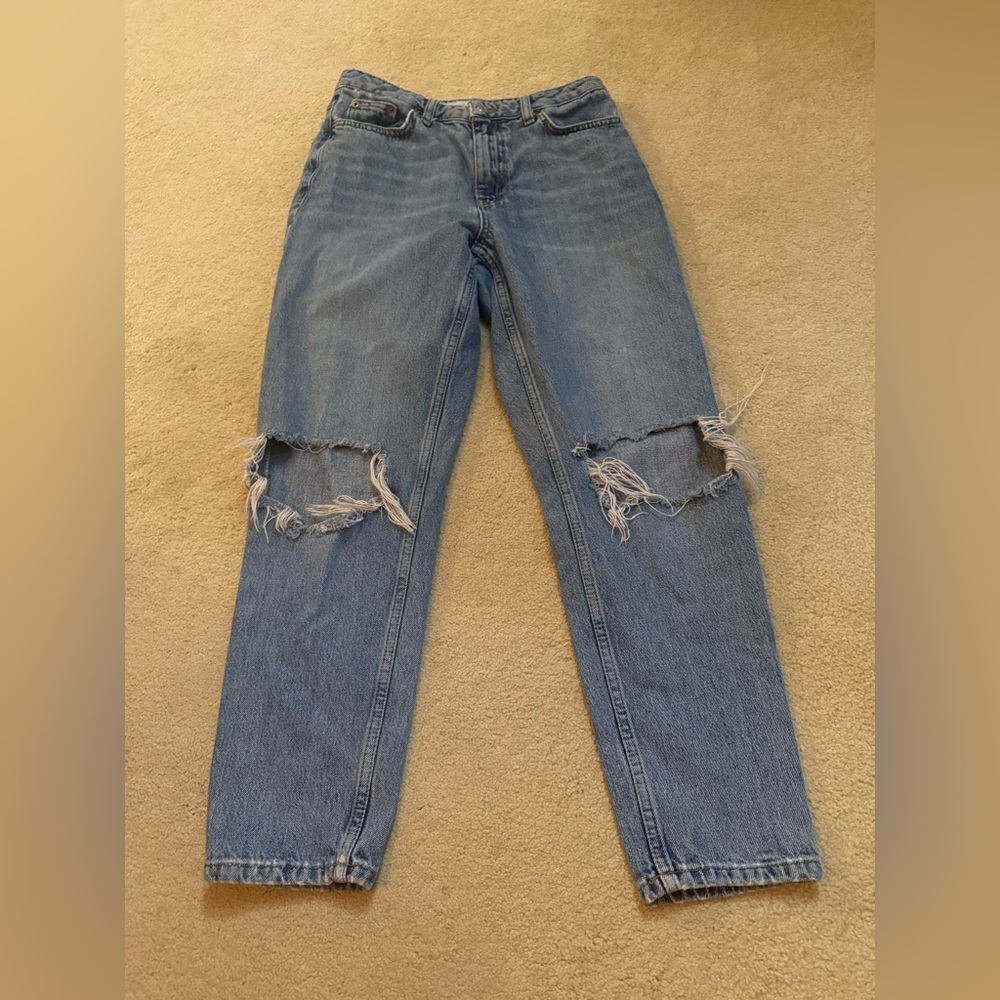 Topshop mom jeans